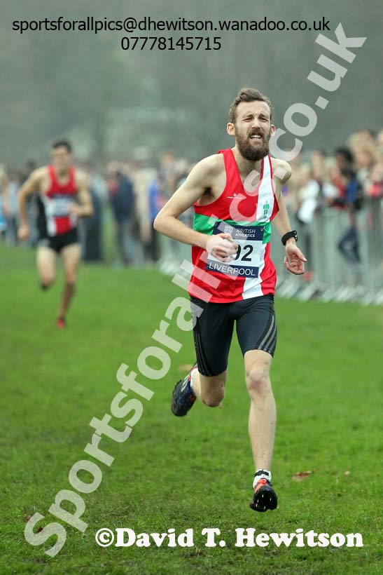 Senior men's European Cross Country Trials, Sefton Park, Liverpool. Photo: David T. Hewitson/Sports for All Pics